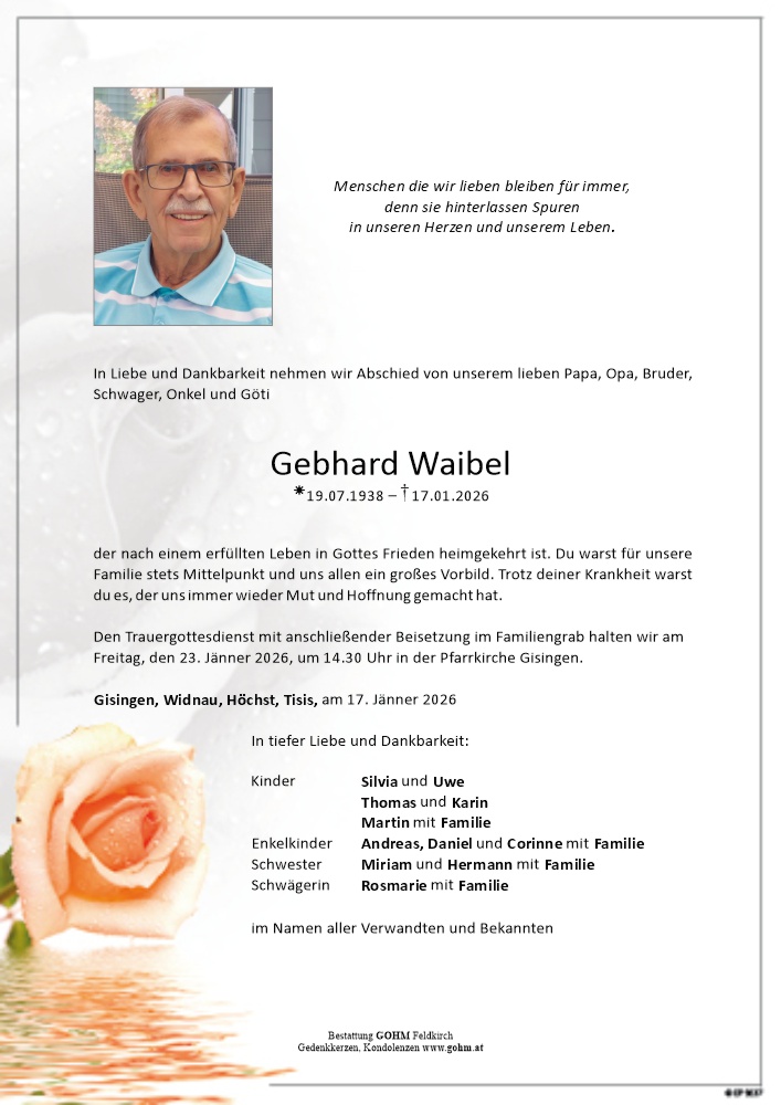 Gebhard Waibel